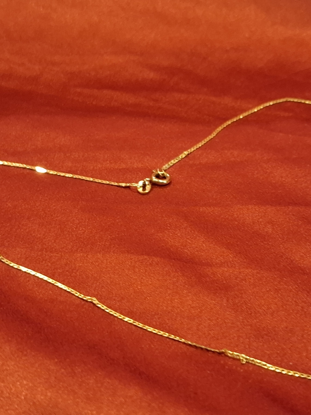 REAL YELLOW GOLD NECKLACE